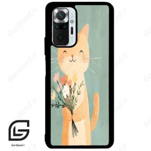 قاب گوشی شیائومی ردمی نوت 10 پرو (Redmi Note 10 Pro 4g ) طرح گربه کد 2619