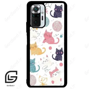قاب گوشی شیائومی ردمی نوت 10 پرو (Redmi Note 10 Pro 4g ) طرح گربه کد 2620