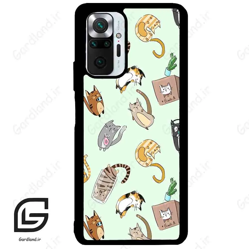 قاب گوشی شیائومی ردمی نوت 10 پرو (Redmi Note 10 Pro 4g ) طرح گربه کد 2622