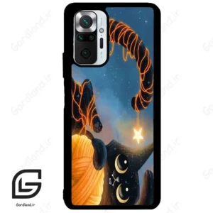 قاب گوشی شیائومی ردمی نوت 10 پرو (Redmi Note 10 Pro 4g ) طرح گربه کد 2654