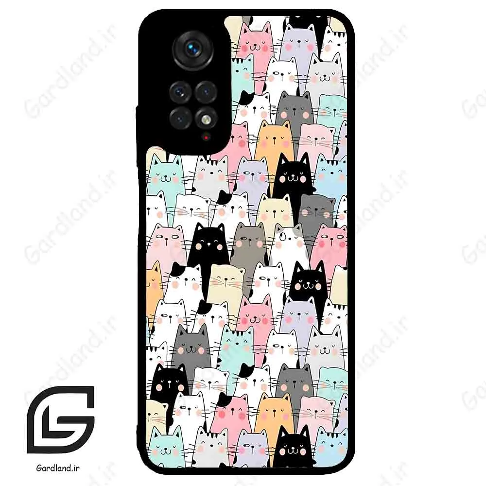 قاب گوشی شیائومی ردمی نوت 11 (Redmi Note 11 4g ) طرح گربه کد 2019