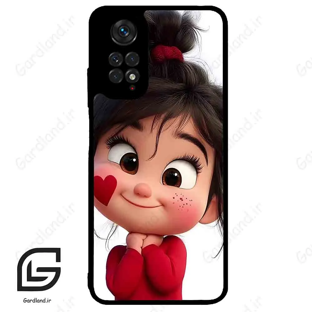 قاب گوشی شیائومی ردمی نوت 11 (Redmi Note 11 4g ) طرح دخترانه کد 2026