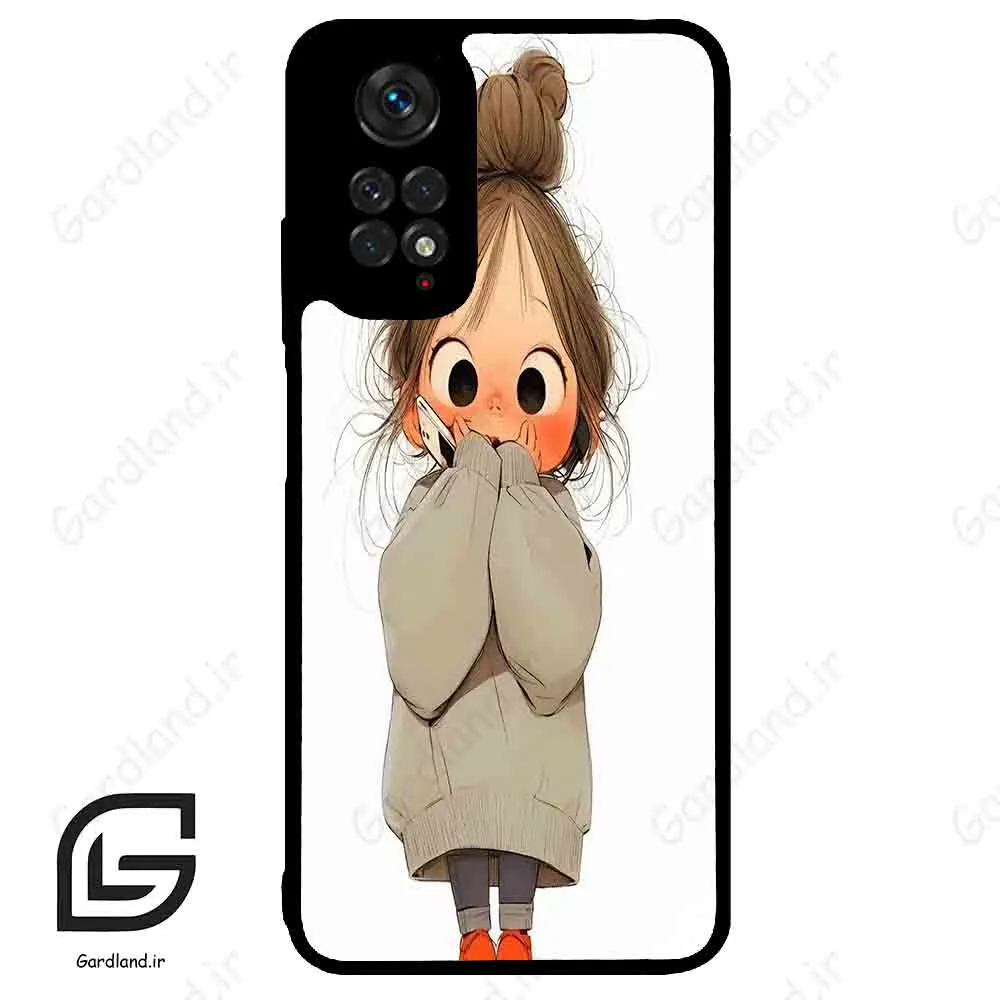 قاب گوشی شیائومی ردمی نوت 11 (Redmi Note 11 4g ) طرح دخترانه کد 2054