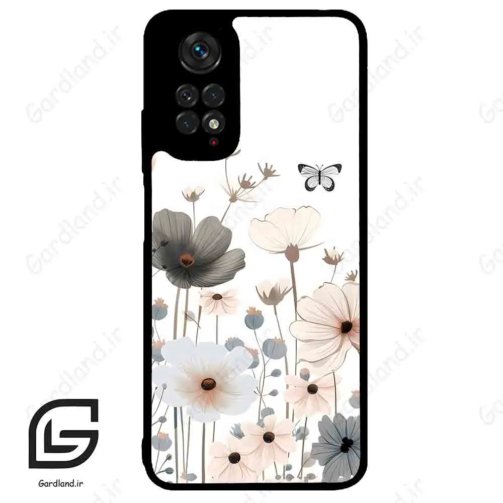 قاب گوشی شیائومی ردمی نوت 11 (Redmi Note 11 4g ) طرح گل کد 2081