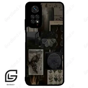 قاب گوشی شیائومی ردمی نوت 11 (Redmi Note 11 4g ) طرح پروانه کد 2096