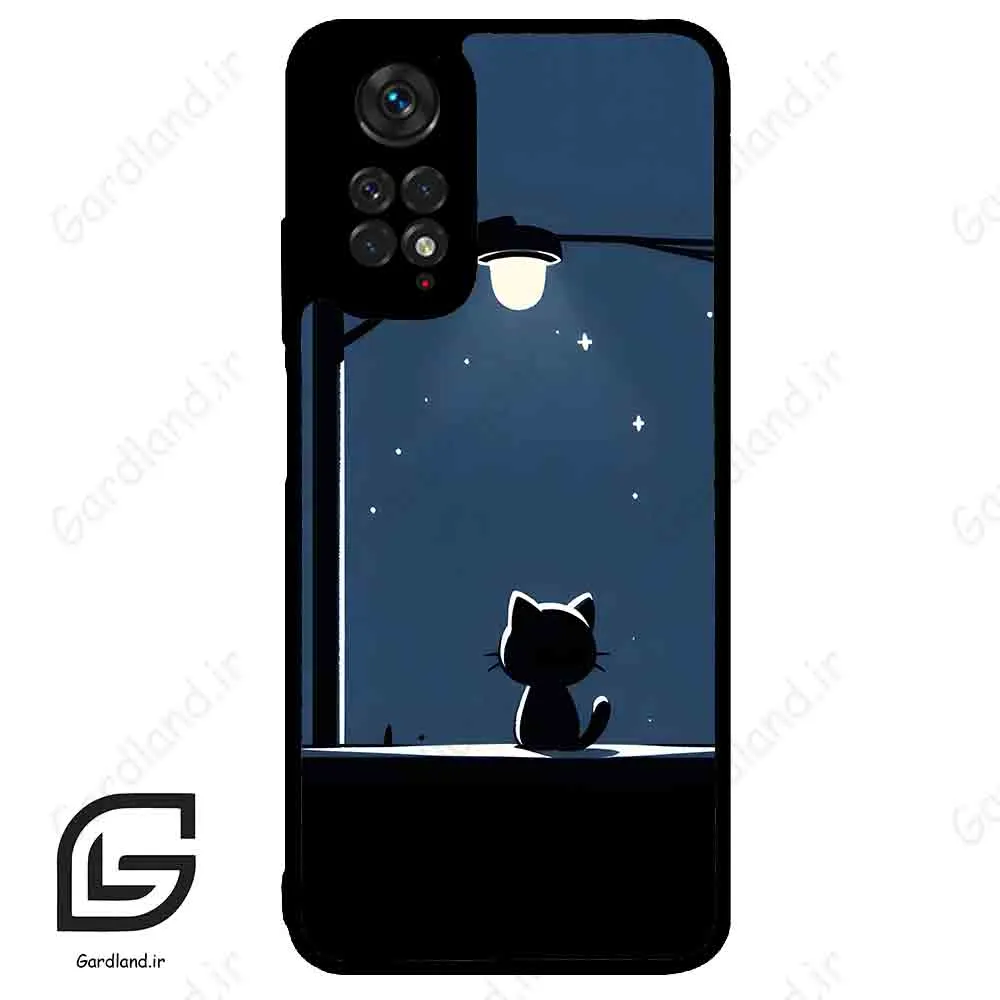 قاب گوشی شیائومی ردمی نوت 11 (Redmi Note 11 4g ) طرح گربه کد 2098