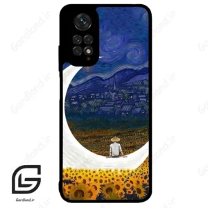 قاب گوشی شیائومی ردمی نوت 11 (Redmi Note 11 4g ) طرح ماه کد 2125