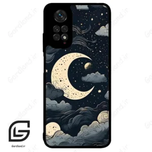 قاب گوشی شیائومی ردمی نوت 11 (Redmi Note 11 4g ) طرح ماه کد 2173