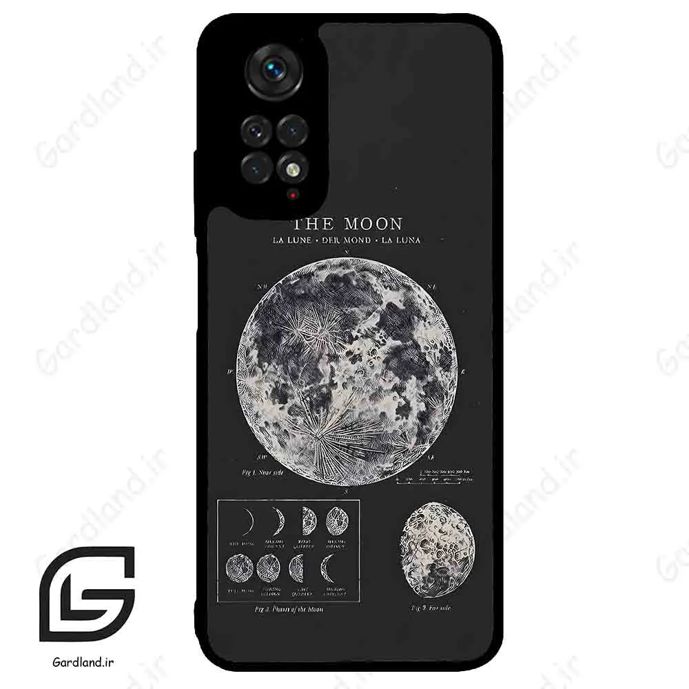 قاب گوشی شیائومی ردمی نوت 11 (Redmi Note 11 4g ) طرح ماه کد 2175