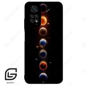 قاب گوشی شیائومی ردمی نوت 11 (Redmi Note 11 4g ) طرح ماه کد 2186