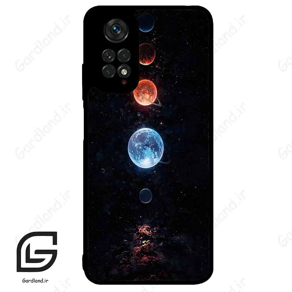 قاب گوشی شیائومی ردمی نوت 11 (Redmi Note 11 4g ) طرح ماه کد 2198
