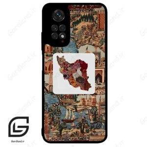 قاب گوشی شیائومی ردمی نوت 11 (Redmi Note 11 4g ) طرح نقشه ایران کد 2287