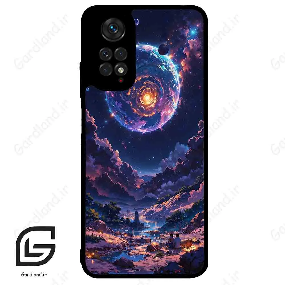قاب گوشی شیائومی ردمی نوت 11 (Redmi Note 11 4g ) طرح ماه کد 2344