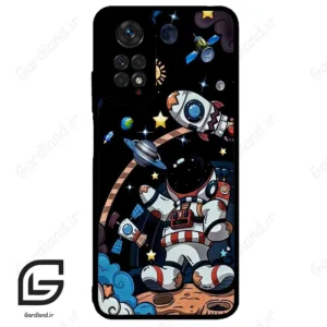 قاب گوشی شیائومی ردمی نوت 11 (Redmi Note 11 4g ) طرح فضانورد کد 2392