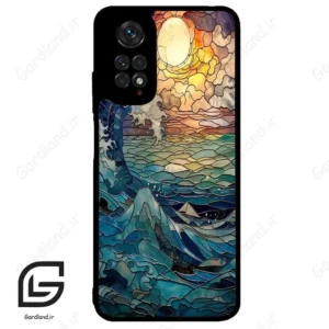 قاب گوشی شیائومی ردمی نوت 11 (Redmi Note 11 4g ) طرح موج کد 2413
