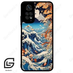 قاب گوشی شیائومی ردمی نوت 11 (Redmi Note 11 4g ) طرح موج کد 2418