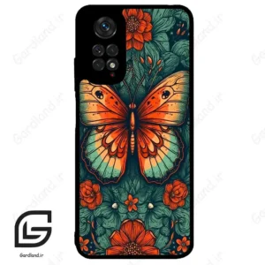 قاب گوشی شیائومی ردمی نوت 11 (Redmi Note 11 4g ) طرح پروانه کد 2421
