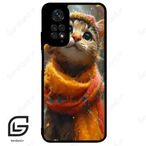 قاب گوشی شیائومی ردمی نوت 11 (Redmi Note 11 4g ) طرح گربه کد 2440