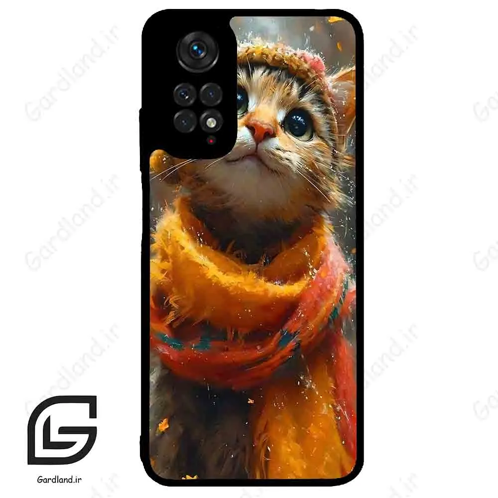قاب گوشی شیائومی ردمی نوت 11 (Redmi Note 11 4g ) طرح گربه کد 2440