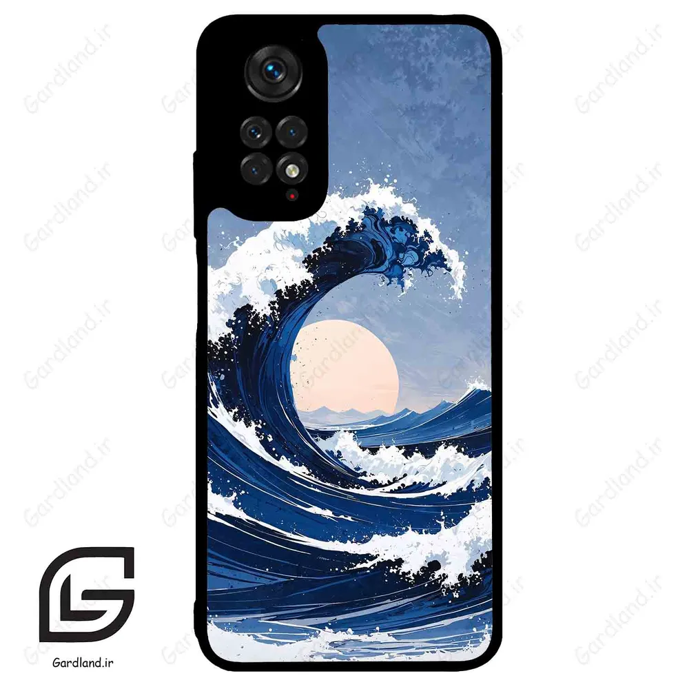 قاب گوشی شیائومی ردمی نوت 11 (Redmi Note 11 4g ) طرح موج کد 2443