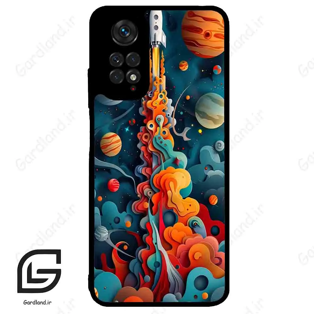 قاب گوشی شیائومی ردمی نوت 11 (Redmi Note 11 4g ) طرح موشک کد 2470