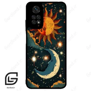 قاب گوشی شیائومی ردمی نوت 11 (Redmi Note 11 4g ) طرح ماه کد 2474