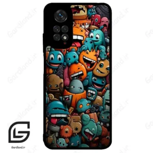 قاب گوشی شیائومی ردمی نوت 11 (Redmi Note 11 4g ) طرح استیکر کد 2478