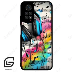 قاب گوشی شیائومی ردمی نوت 11 (Redmi Note 11 4g ) طرح موسیقی کد 2482