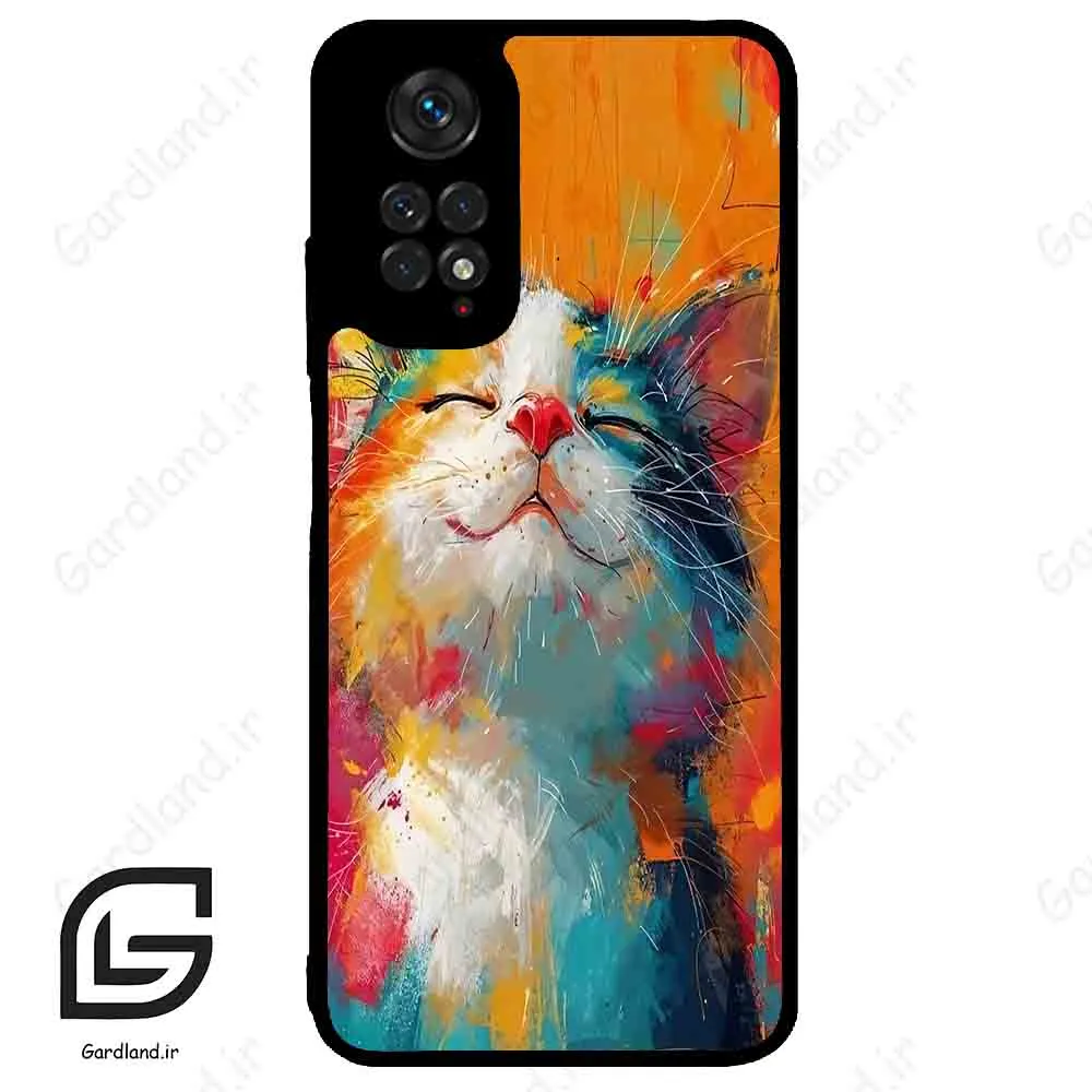 قاب گوشی شیائومی ردمی نوت 11 (Redmi Note 11 4g ) طرح گربه کد 2489