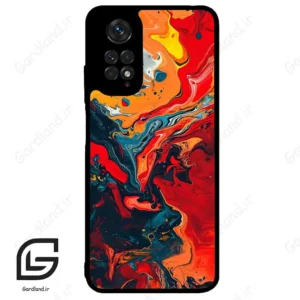 قاب گوشی شیائومی ردمی نوت 11 (Redmi Note 11 4g ) طرح ابرنگی کد 2490