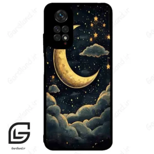 قاب گوشی شیائومی ردمی نوت 11 (Redmi Note 11 4g ) طرح ماه کد 2547