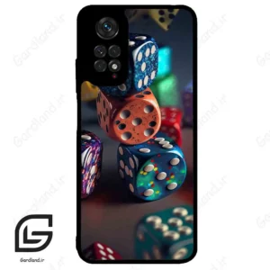 قاب گوشی شیائومی ردمی نوت 11 (Redmi Note 11 4g ) طرح تاس کد 2556