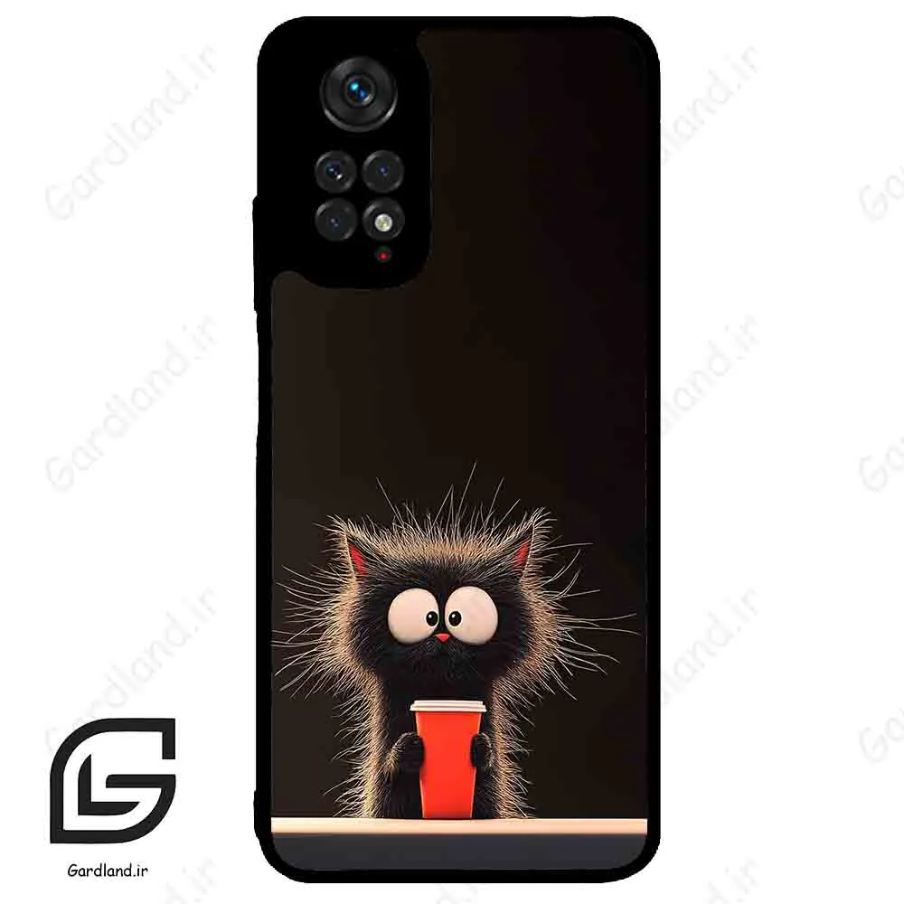 قاب گوشی شیائومی ردمی نوت 11 (Redmi Note 11 4g ) طرح گربه کد 2580