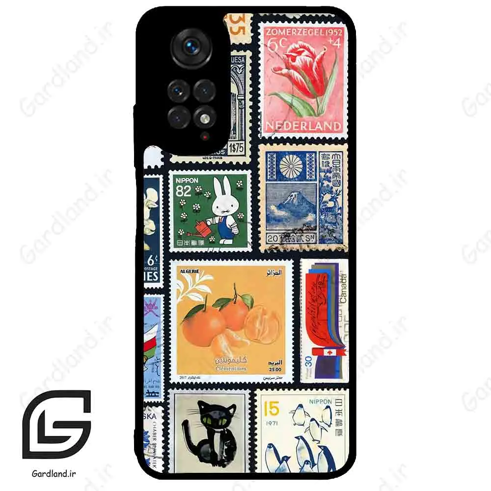 قاب گوشی شیائومی ردمی نوت 11 (Redmi Note 11 4g ) طرح تمبر کد 2603
