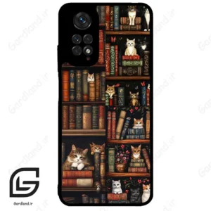 قاب گوشی شیائومی ردمی نوت 11 (Redmi Note 11 4g ) طرح کتابخانه کد 2675