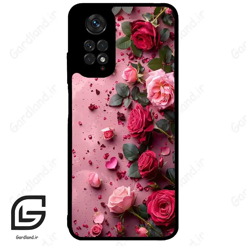 قاب گوشی شیائومی ردمی نوت 11 (Redmi Note 11 4g ) طرح رز کد 2744