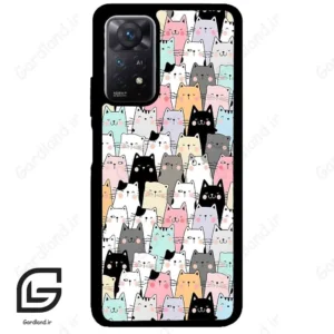 قاب گوشی شیائومی ردمی نوت 11 (Redmi Note 11 5g ) طرح گربه کد 2019