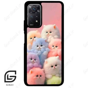 قاب گوشی شیائومی ردمی نوت 11 (Redmi Note 11 5g ) طرح گربه کد 2073