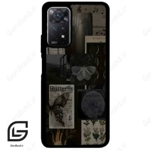 قاب گوشی شیائومی ردمی نوت 11 (Redmi Note 11 5g ) طرح پروانه کد 2096