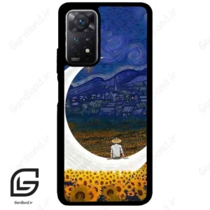 قاب گوشی شیائومی ردمی نوت 11 (Redmi Note 11 5g ) طرح ماه کد 2125
