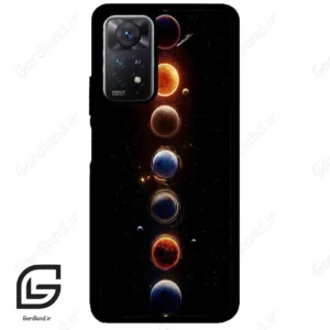 قاب گوشی شیائومی ردمی نوت 11 (Redmi Note 11 5g ) طرح ماه کد 2186