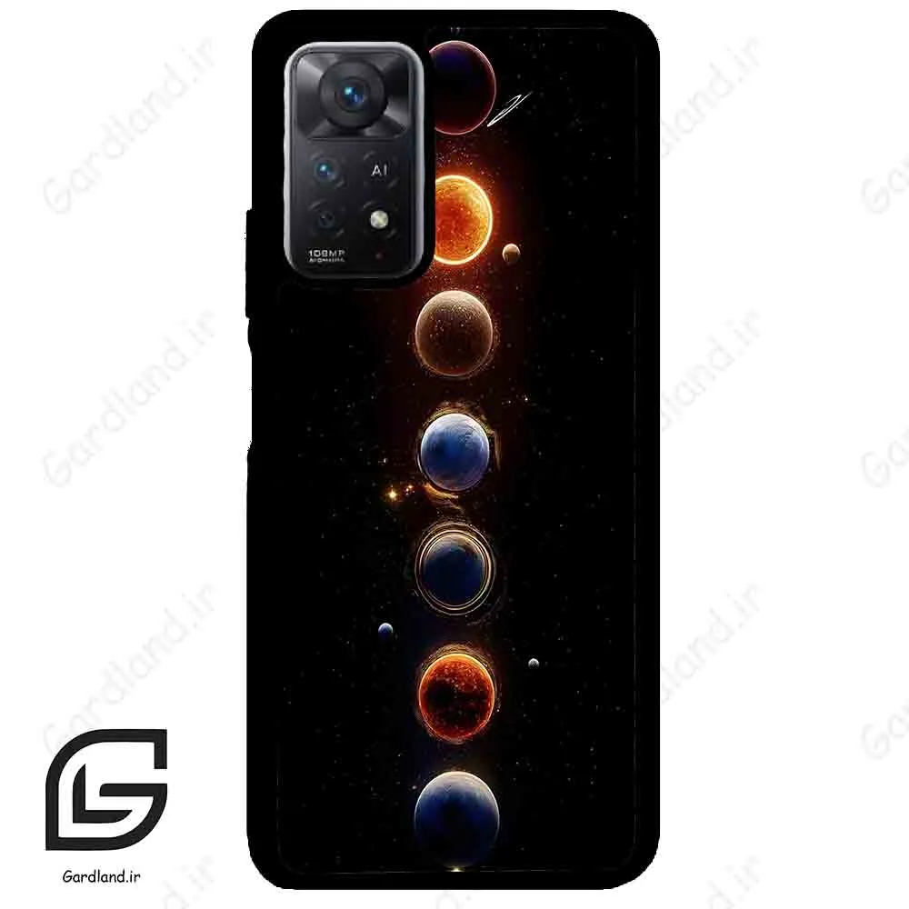 قاب گوشی شیائومی ردمی نوت 11 (Redmi Note 11 5g ) طرح ماه کد 2186