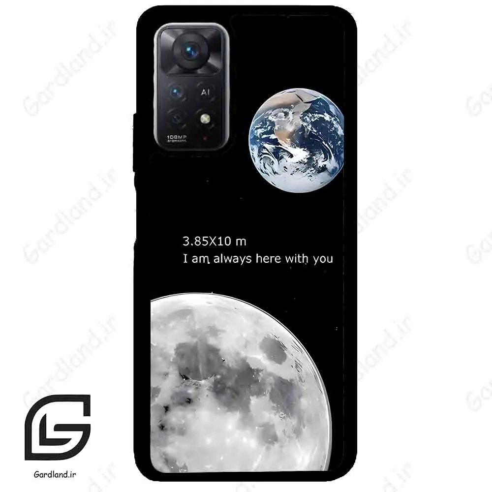 قاب گوشی شیائومی ردمی نوت 11 (Redmi Note 11 5g ) طرح ماه کد 2190