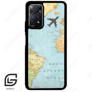 قاب گوشی شیائومی ردمی نوت 11 (Redmi Note 11 5g ) طرح نقشه کد 2243