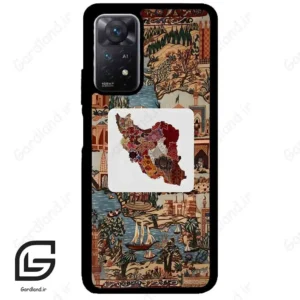 قاب گوشی شیائومی ردمی نوت 11 (Redmi Note 11 5g ) طرح نقشه ایران کد 2287