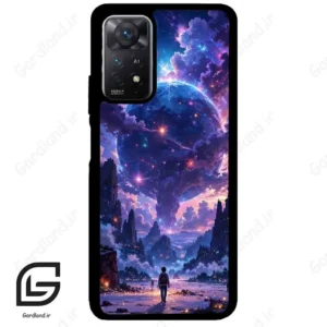 قاب گوشی شیائومی ردمی نوت 11 (Redmi Note 11 5g ) طرح ماه کد 2343