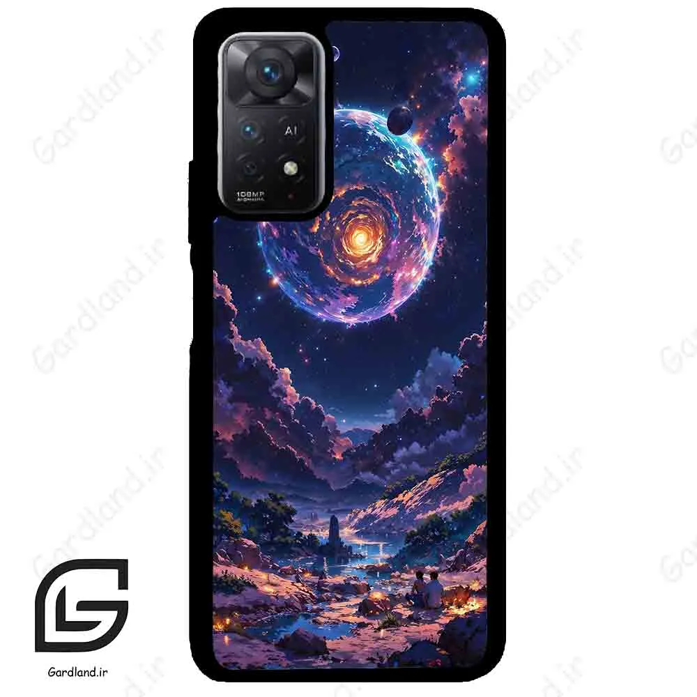 قاب گوشی شیائومی ردمی نوت 11 (Redmi Note 11 5g ) طرح ماه کد 2344