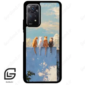 قاب گوشی شیائومی ردمی نوت 11 (Redmi Note 11 5g ) طرح گربه کد 2367