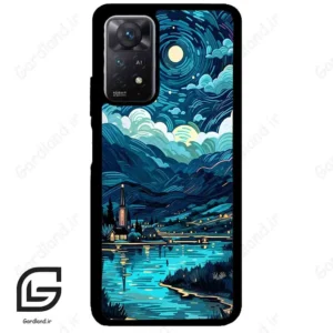 قاب گوشی شیائومی ردمی نوت 11 (Redmi Note 11 5g ) طرح شب کد 2425