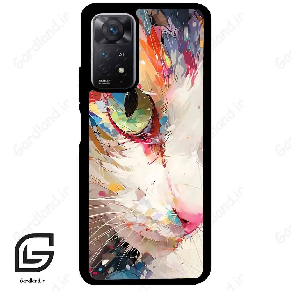 قاب گوشی شیائومی ردمی نوت 11 (Redmi Note 11 5g ) طرح گربه کد 2437